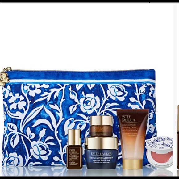 Estee Lauder set skincare cream lip lipstick serum hamd cream - Picture 1 of 3